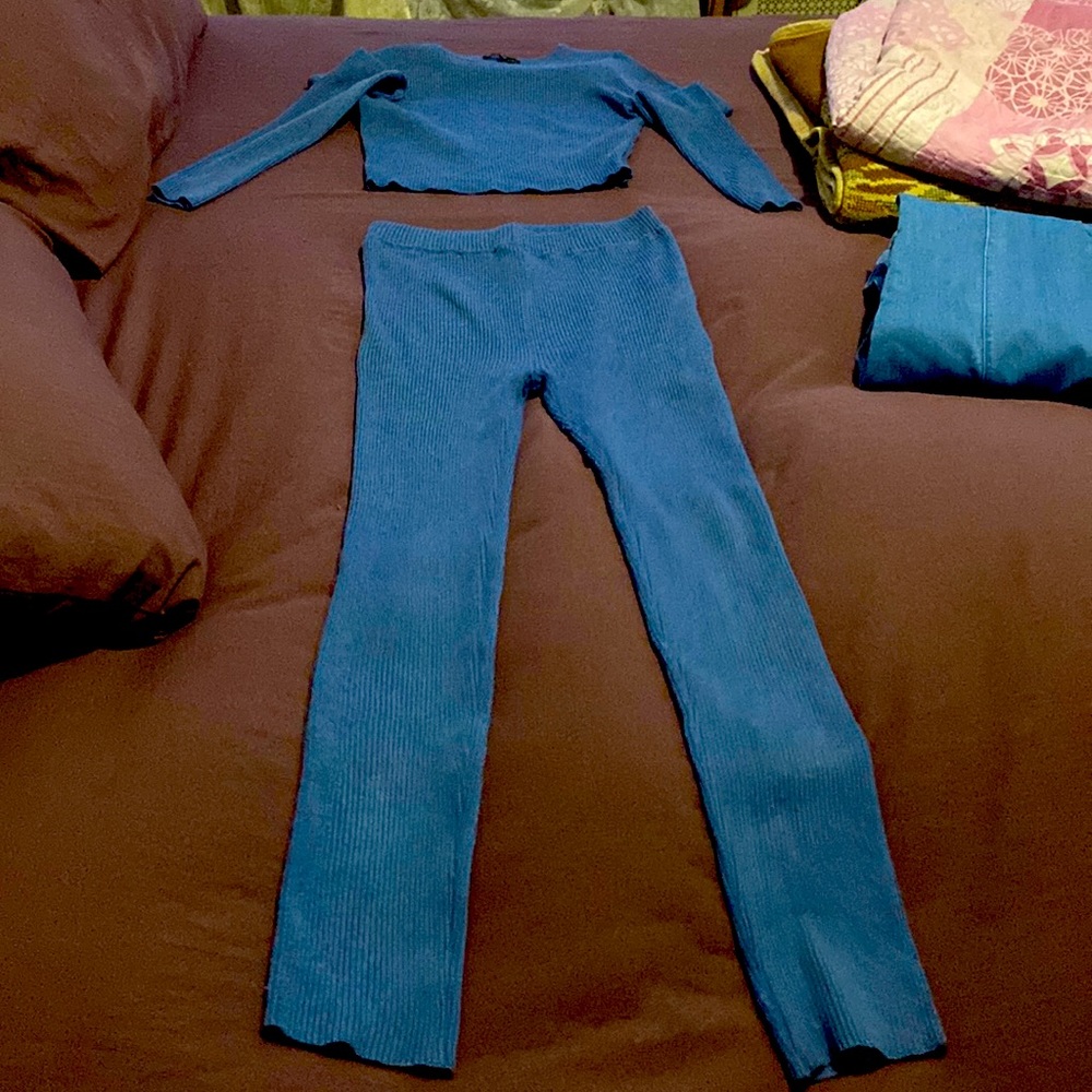 BLUE TWO PIECE